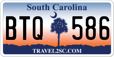 SC license plate BTQ586