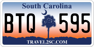 SC license plate BTQ595