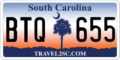 SC license plate BTQ655