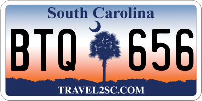 SC license plate BTQ656