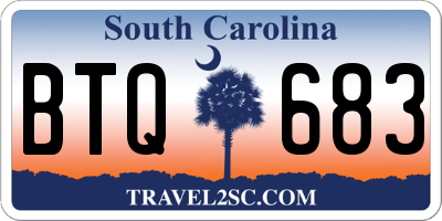 SC license plate BTQ683