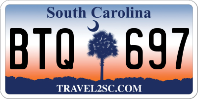 SC license plate BTQ697