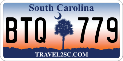SC license plate BTQ779