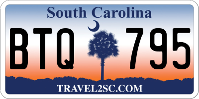 SC license plate BTQ795