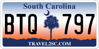 SC license plate BTQ797