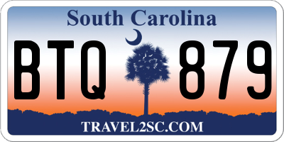 SC license plate BTQ879