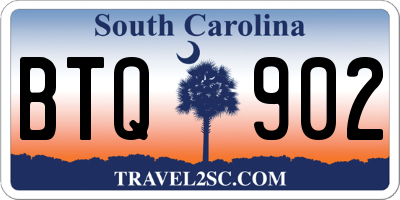 SC license plate BTQ902