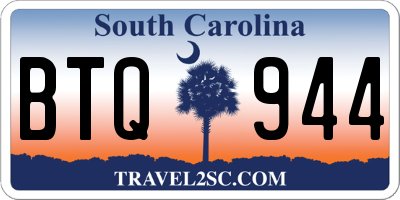 SC license plate BTQ944