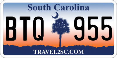 SC license plate BTQ955