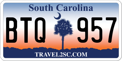 SC license plate BTQ957