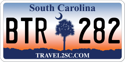 SC license plate BTR282