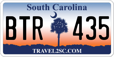 SC license plate BTR435