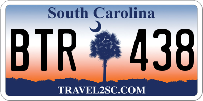 SC license plate BTR438