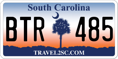 SC license plate BTR485