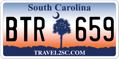 SC license plate BTR659