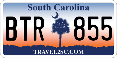 SC license plate BTR855