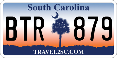 SC license plate BTR879