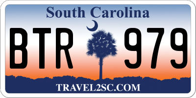 SC license plate BTR979