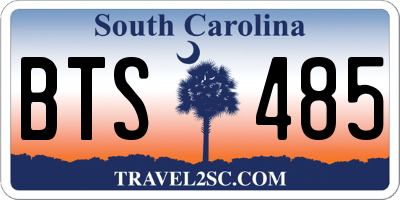 SC license plate BTS485