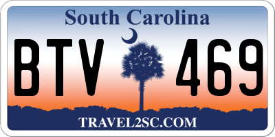 SC license plate BTV469
