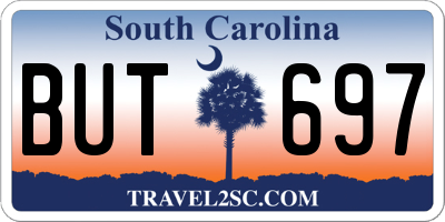 SC license plate BUT697