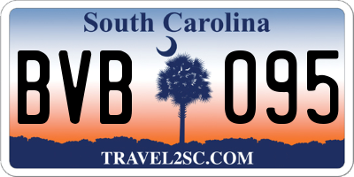 SC license plate BVB095