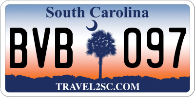 SC license plate BVB097