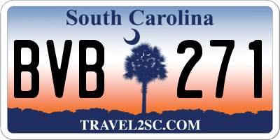 SC license plate BVB271