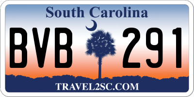 SC license plate BVB291