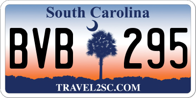 SC license plate BVB295