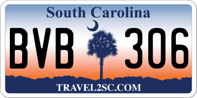 SC license plate BVB306