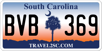 SC license plate BVB369