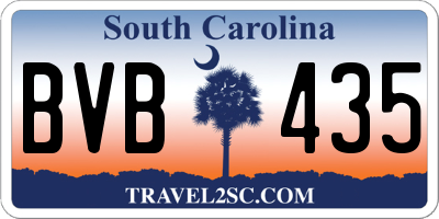SC license plate BVB435