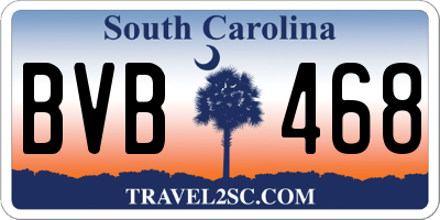 SC license plate BVB468