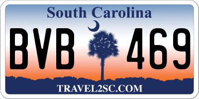 SC license plate BVB469