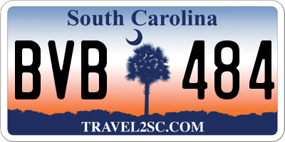 SC license plate BVB484