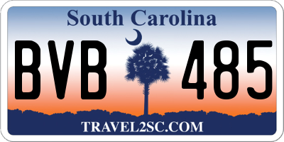 SC license plate BVB485