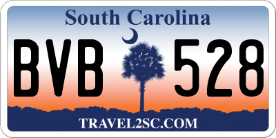 SC license plate BVB528