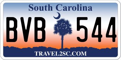 SC license plate BVB544