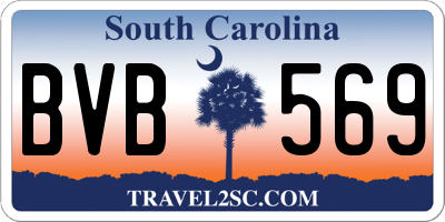 SC license plate BVB569