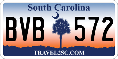 SC license plate BVB572