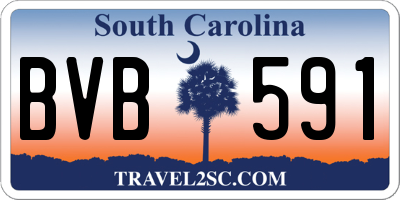 SC license plate BVB591