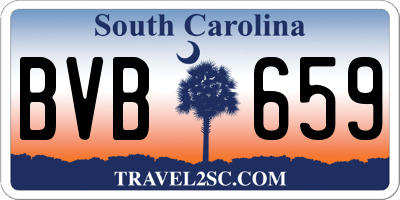 SC license plate BVB659