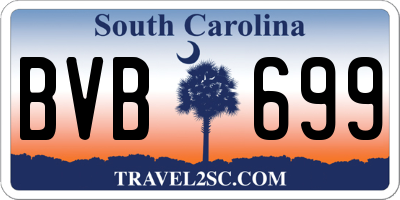 SC license plate BVB699
