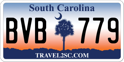 SC license plate BVB779