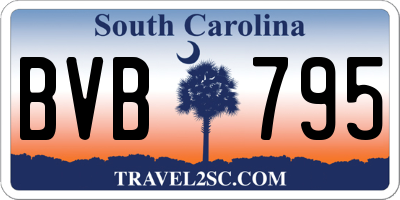 SC license plate BVB795