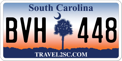 SC license plate BVH448