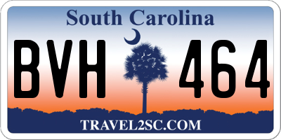 SC license plate BVH464