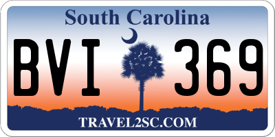 SC license plate BVI369