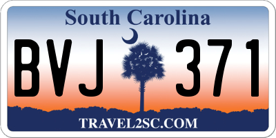 SC license plate BVJ371
